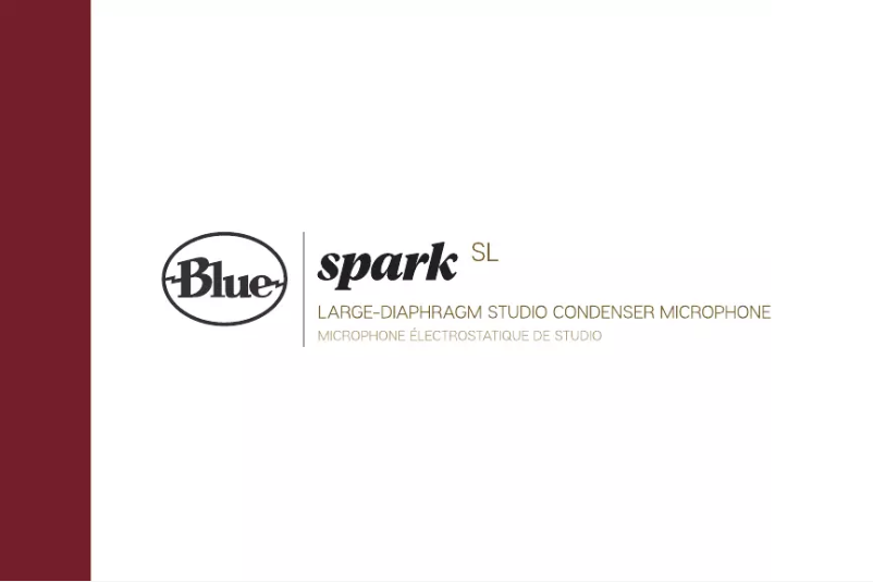 Página 1 del manual Manual de usuario Blue Microphones Spark SL USB