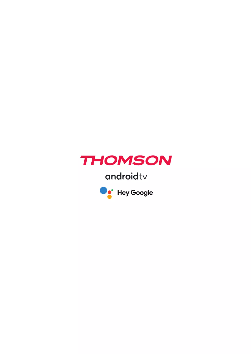 Page 1 de la notice Manuel utilisateur Thomson 40FA2S13