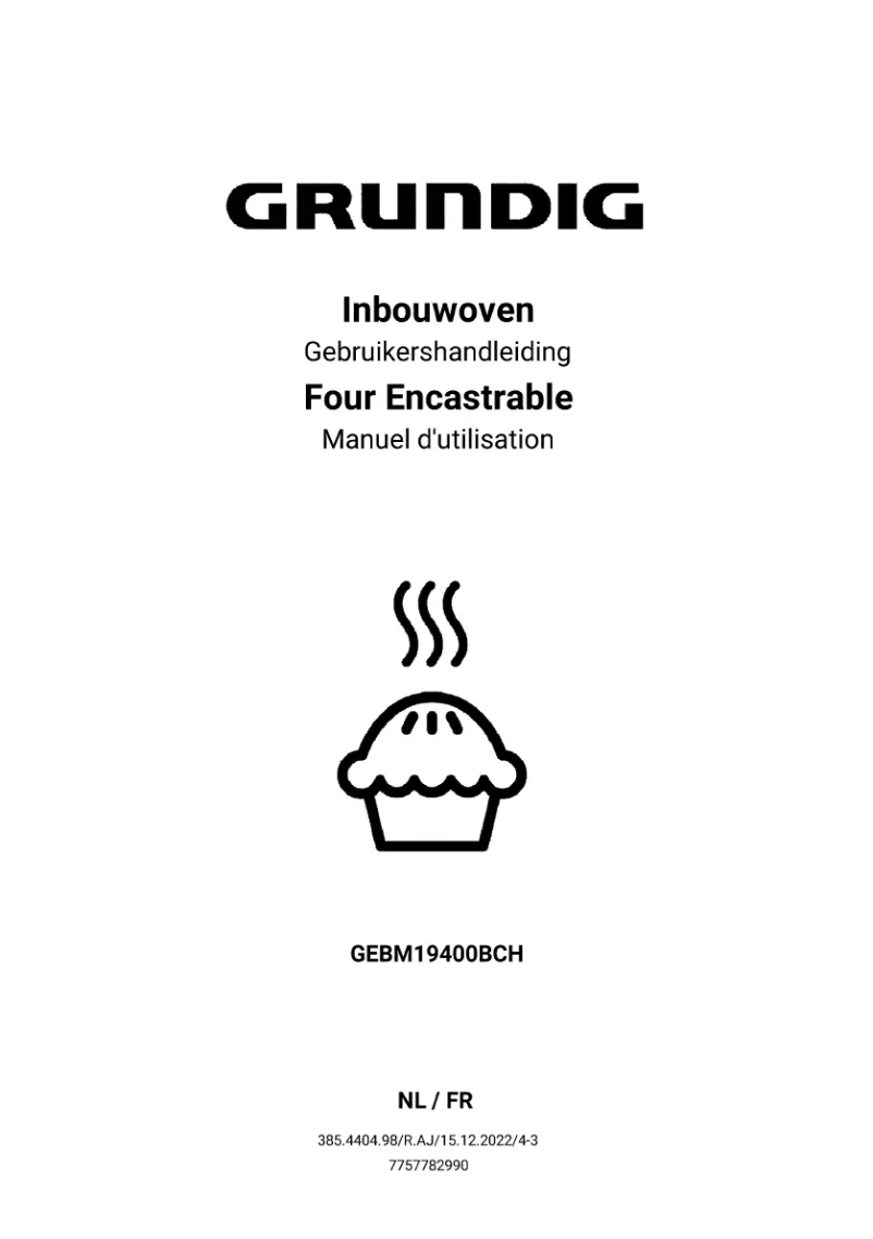 Image de la première page du manuel de l'appareil GEBM19400BCH