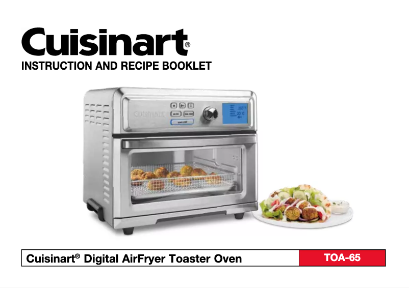 Page n°1 - Manuel utilisateur Cuisinart AirFryer TOA-65