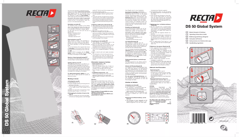 Image de la première page du manuel de l'appareil DS-50G