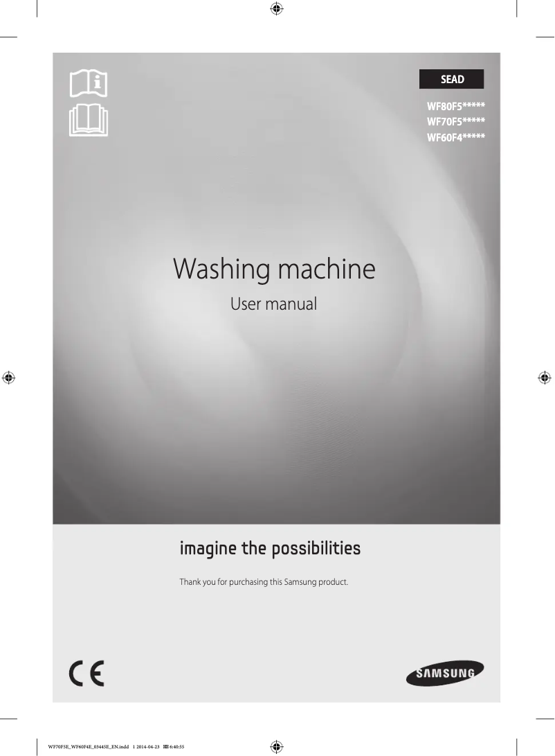 Page n°1 - Manuel utilisateur Samsung WF70F5EDW2W
