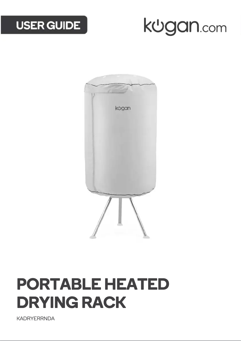 Page n°1 - Manuel utilisateur Kogan KADRYERRNDA