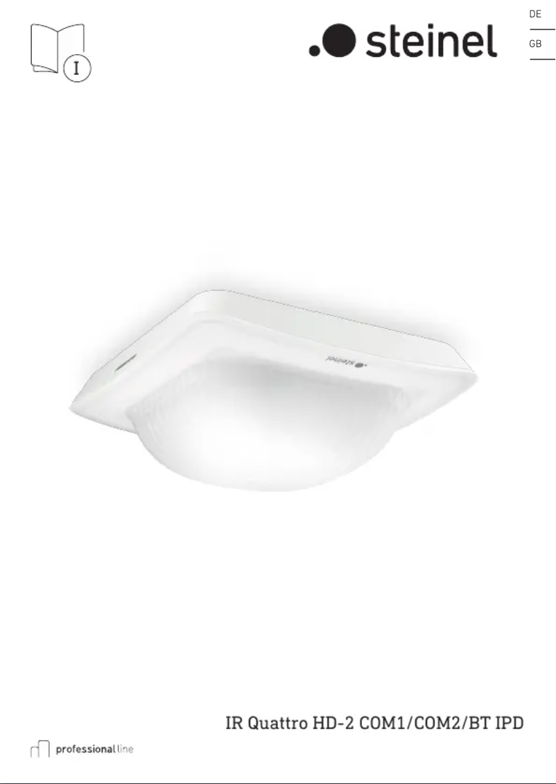 Page 1 de la notice Manuel utilisateur Steinel IR Quattro HD-2 COM1