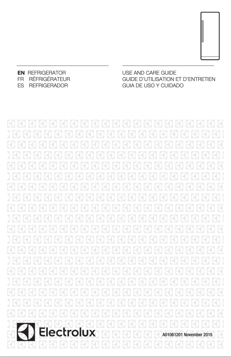 Page n°1 - Manuel utilisateur Electrolux EI32AR80QS