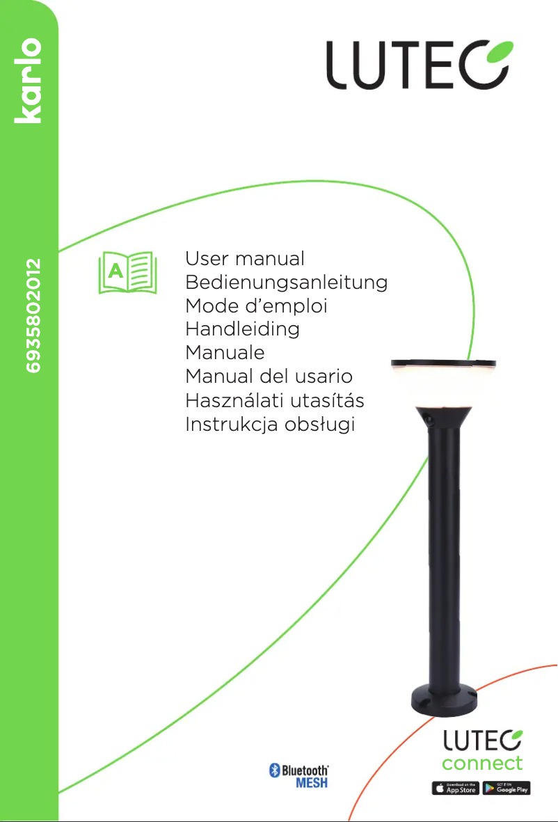 Page n°1 - Manuel utilisateur Lutec Karlo