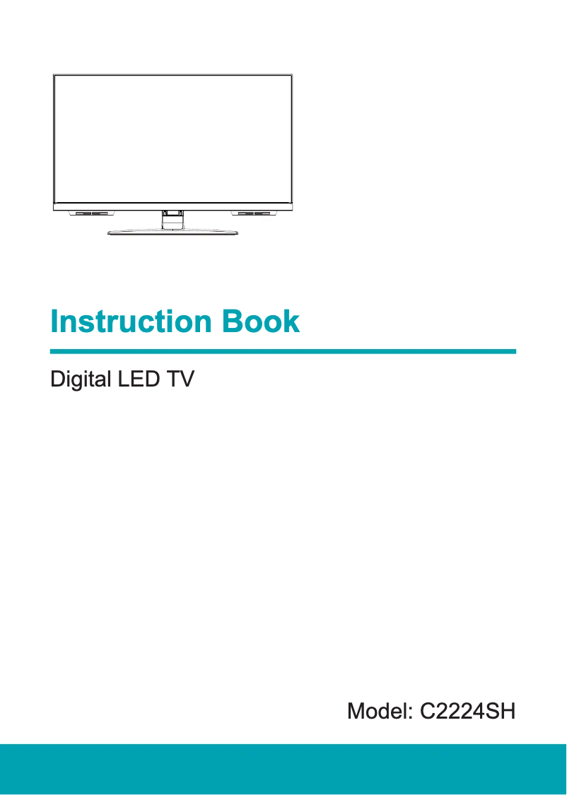 Image de la première page du manuel de l'appareil C2224SH