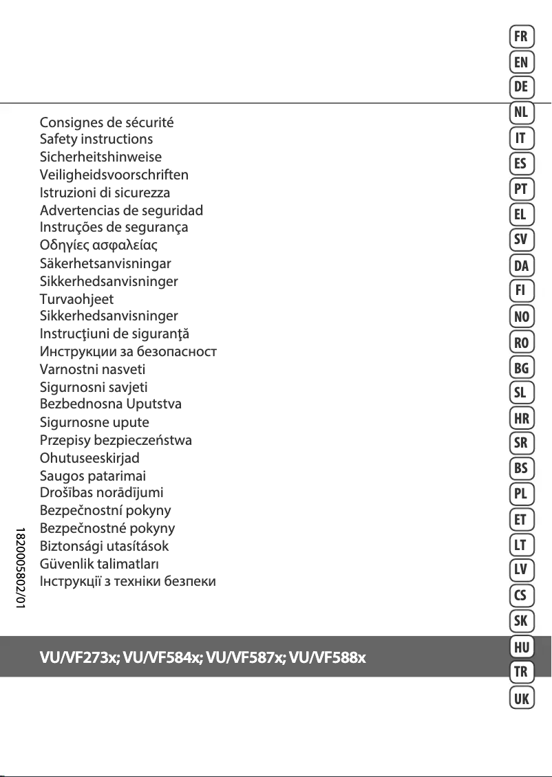 Image de la première page du manuel de l'appareil Turbo Silence Extreme Plus VU2730