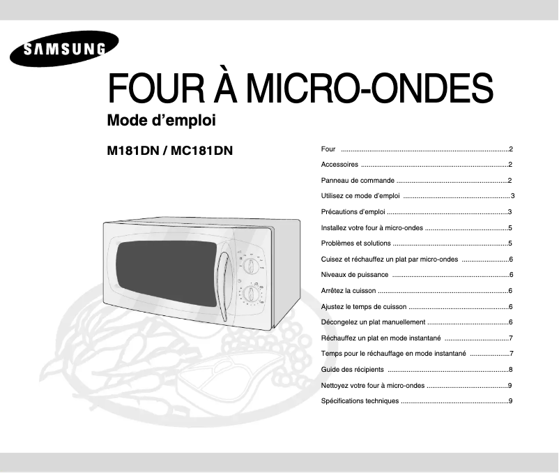Page n°1 - Manuel utilisateur Samsung M181DN
