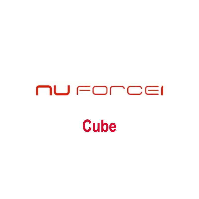 Image de la première page du manuel de l'appareil Cube