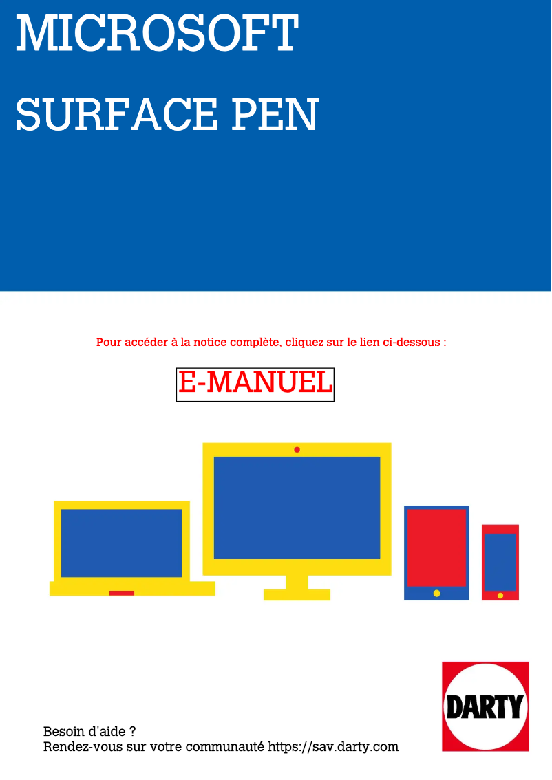 Page n°1 - Manuel utilisateur Microsoft Surface Book 2