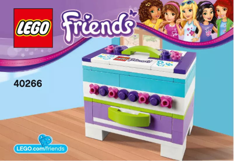 Page 1 de la notice Manuel utilisateur Lego Friends 40266