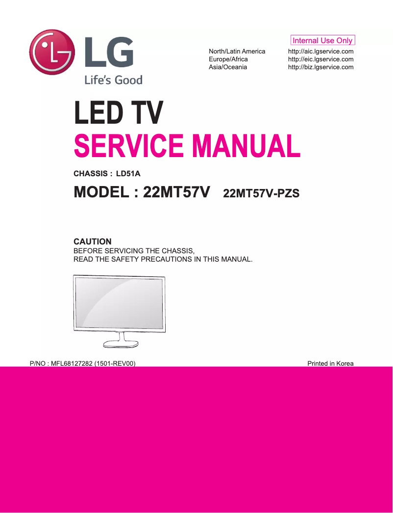 Page n°1 - Manuel utilisateur LG 22MT57V