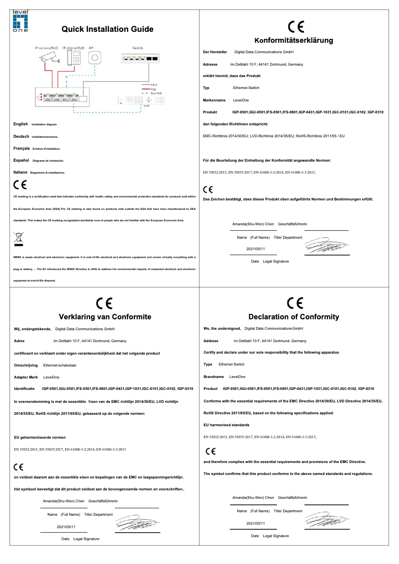 Image de la première page du manuel de l'appareil IGP-0501