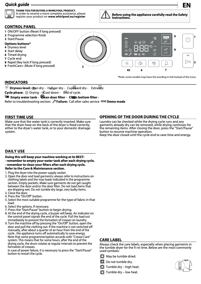 Image de la première page du manuel de l'appareil FFT CM11 8B