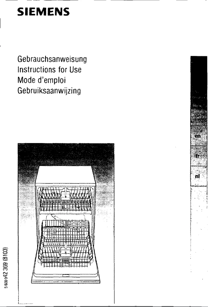 Page n°1 - Manuel utilisateur Siemens SE56592