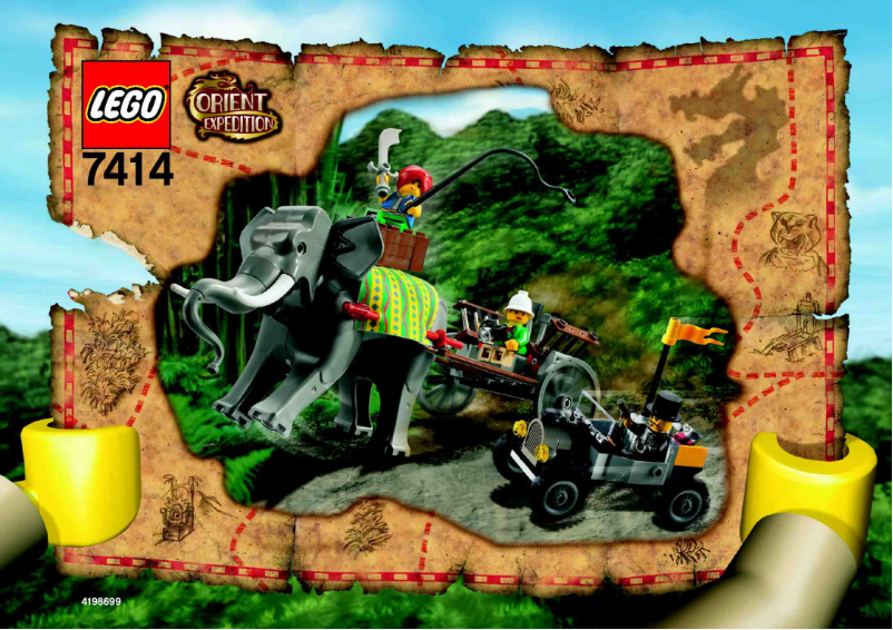 Page n°1 - Manuel utilisateur Lego Adventurers 7414