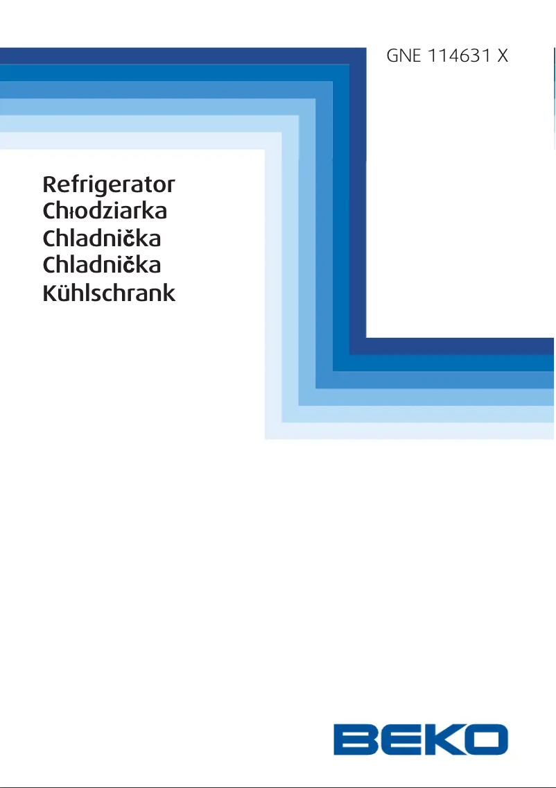 Image de la première page du manuel de l'appareil GNE 114631 X