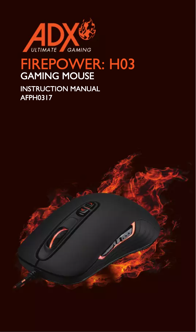 Page 1 de la notice Manuel utilisateur ADX AFPH0317