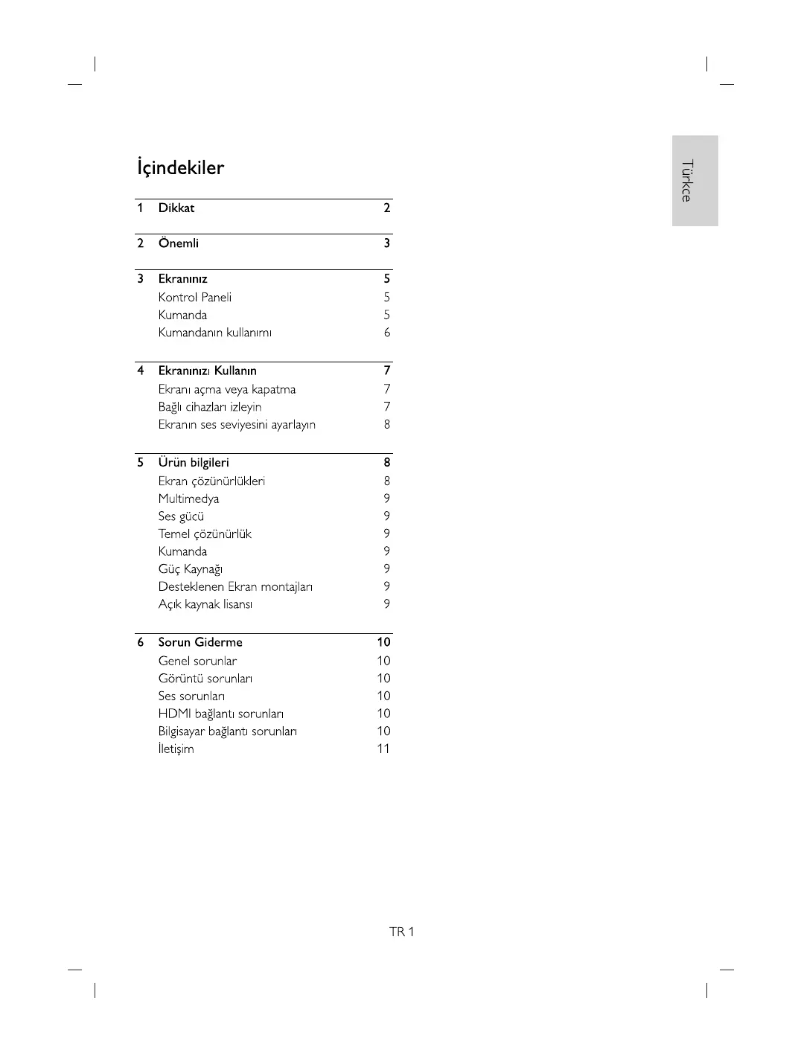 Page 1 de la notice Manuel utilisateur Philips Signage Solutions 43BDL4012N