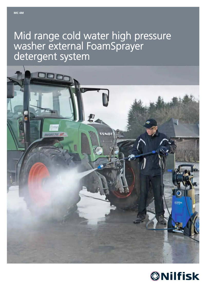 Page 1 de la notice Brochure Nilfisk MC 4