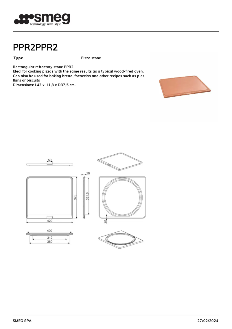 Image de la première page du manuel de l'appareil PPR2