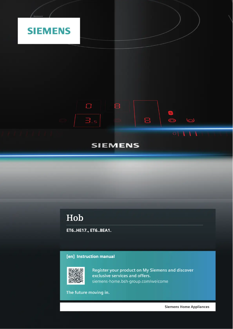 Page 1 de la notice Manuel utilisateur Siemens ET611HE17M