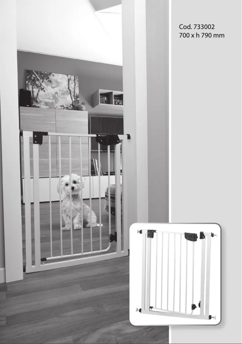 Page 1 de la notice Manuel utilisateur Ferplast Dog Gate