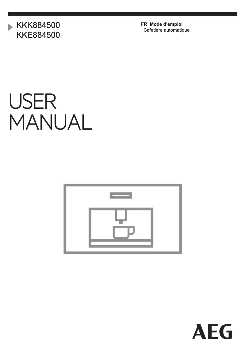 Page 1 de la notice Manuel utilisateur AEG KKE884500B
