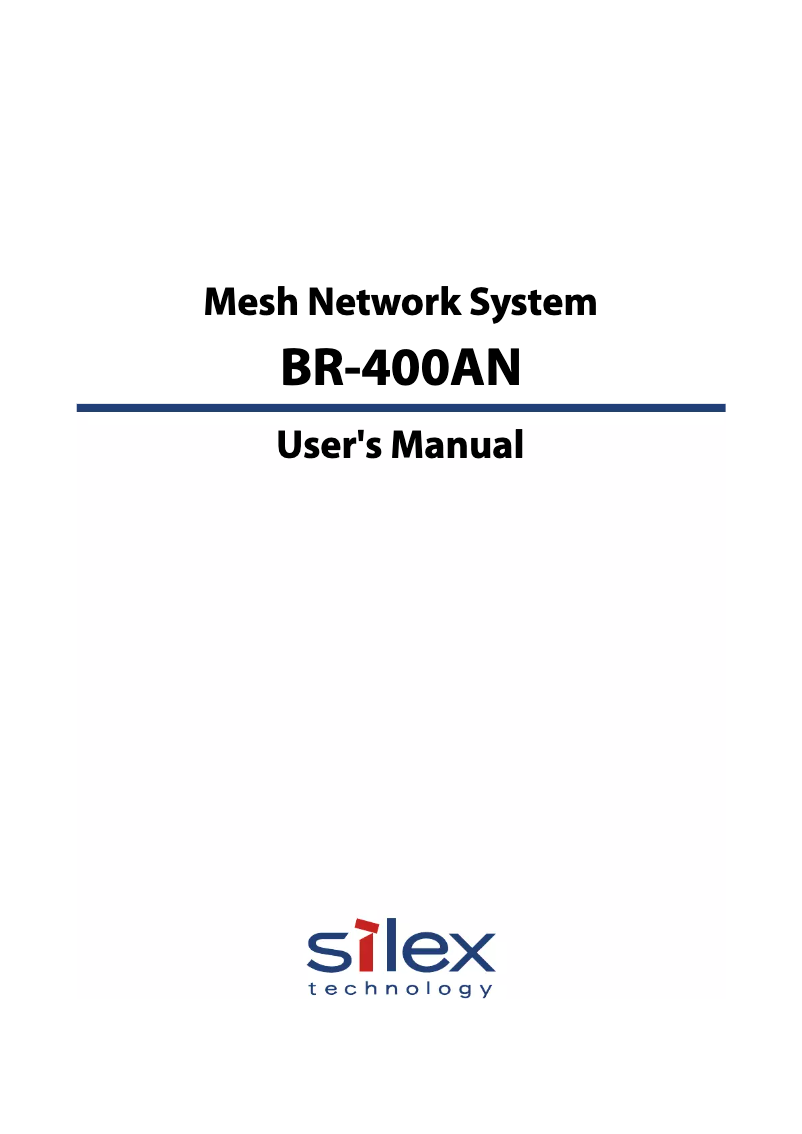 Página 1 del manual Manual de usuario Silex BR-400AN