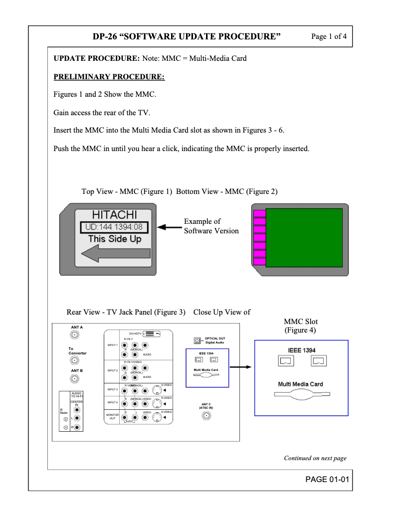Page n°1 - Manuel utilisateur Hitachi 65XWX20B