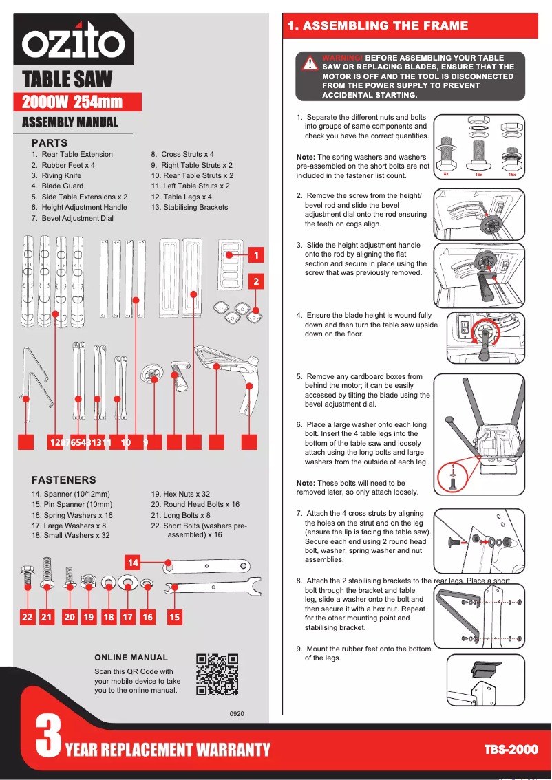 Imagen de la primera página del manual del dispositivo TBS-2000