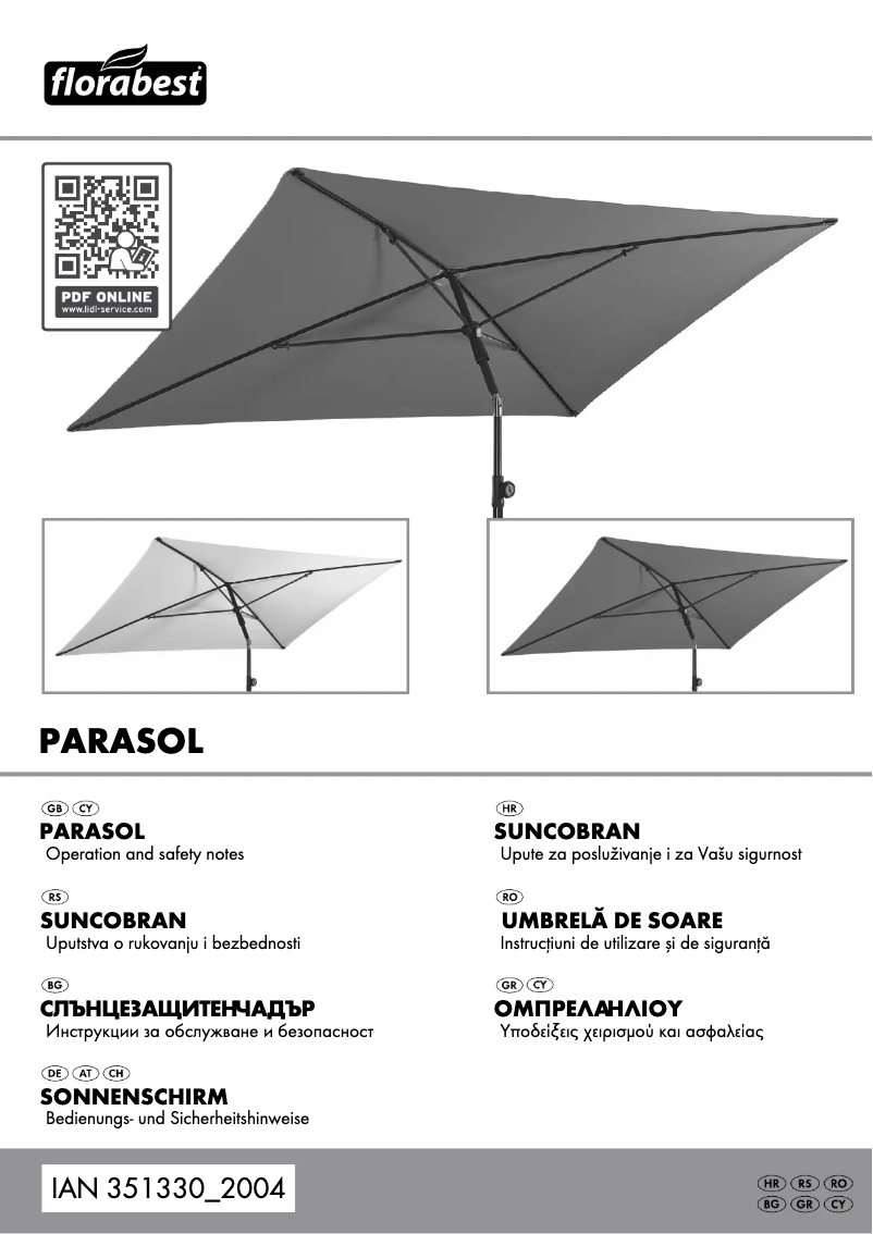 Page 1 de la notice Manuel utilisateur Florabest IAN 292137