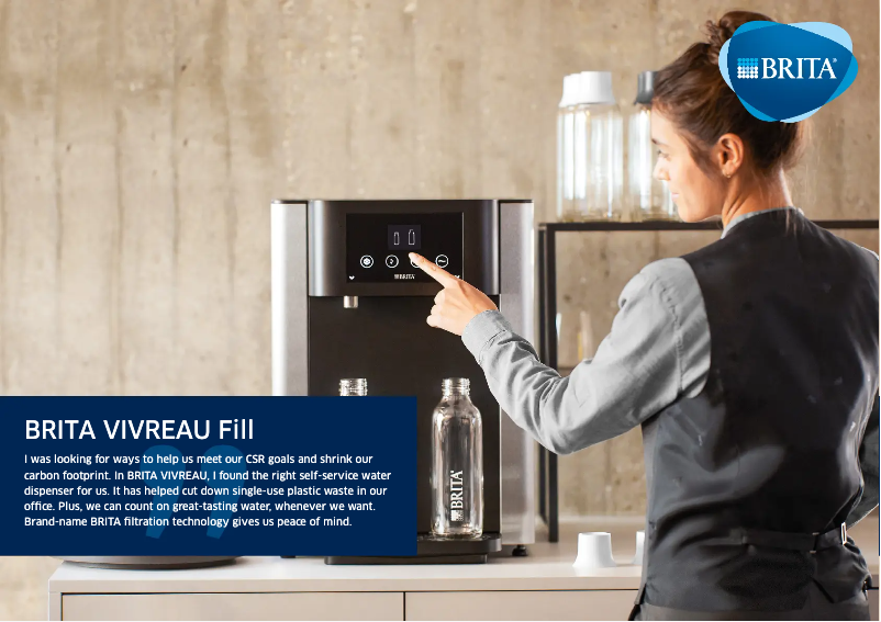 Page n°1 - Manuel utilisateur BRITA VIVREAU Fill