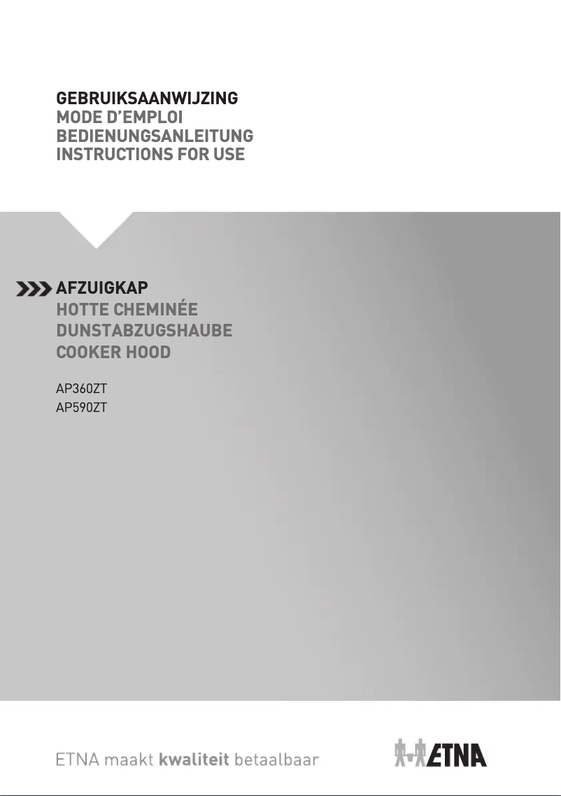 Page 1 de la notice Manuel utilisateur Etna AP360ZT