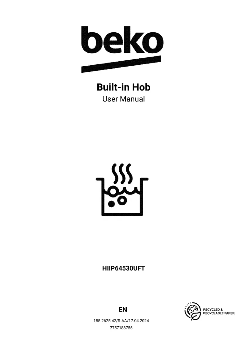 Page 1 de la notice Manuel utilisateur Beko HIIP64530UFT