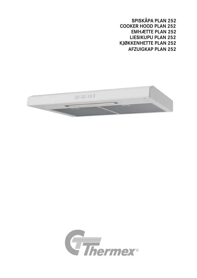 Page n°1 - Manuel utilisateur Thermex Plan 252