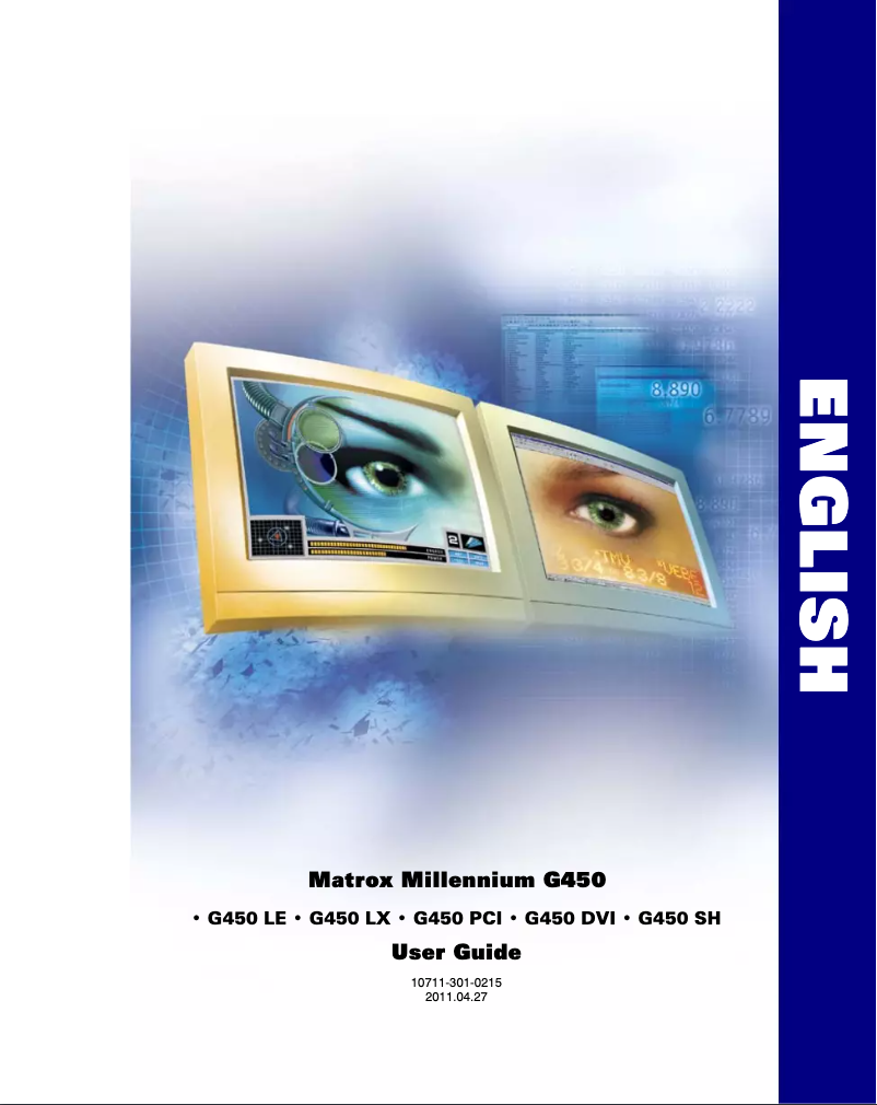 Image de la première page du manuel de l'appareil G450 PCI