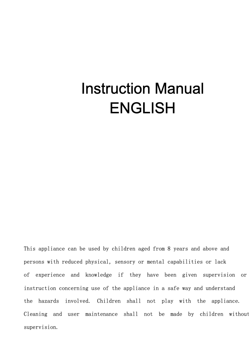 Page n°1 - Manuel utilisateur Infiniton 77MCIXG