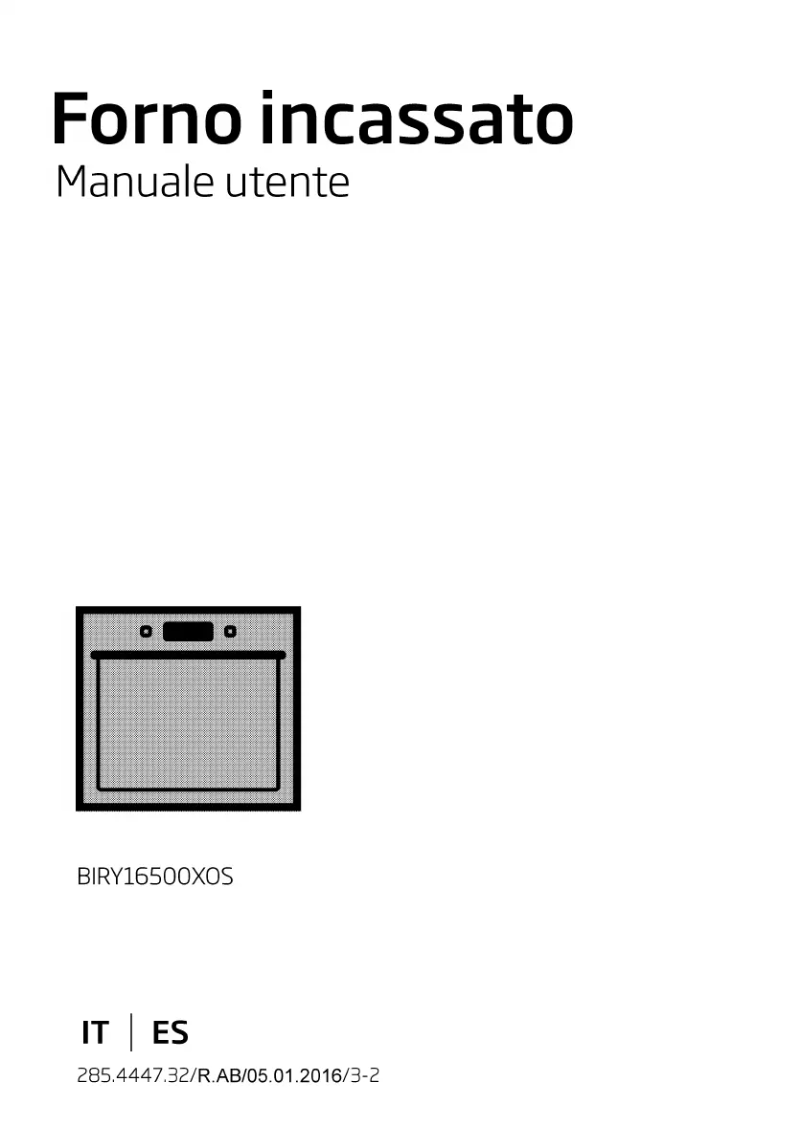 Page 1 de la notice Manuel utilisateur Beko BIRY16500XOS
