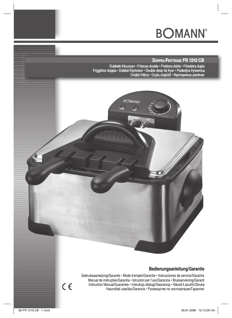 Image de la première page du manuel de l'appareil FR 1210 CB