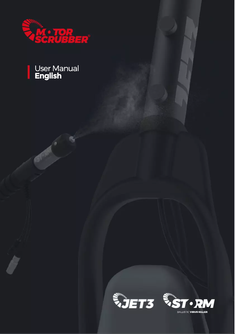 Page n°1 - Manuel utilisateur MotorScrubber Storm
