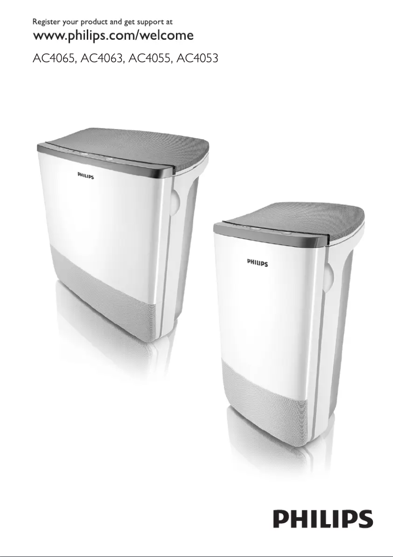 Page 1 de la notice Manuel utilisateur Philips AC4065