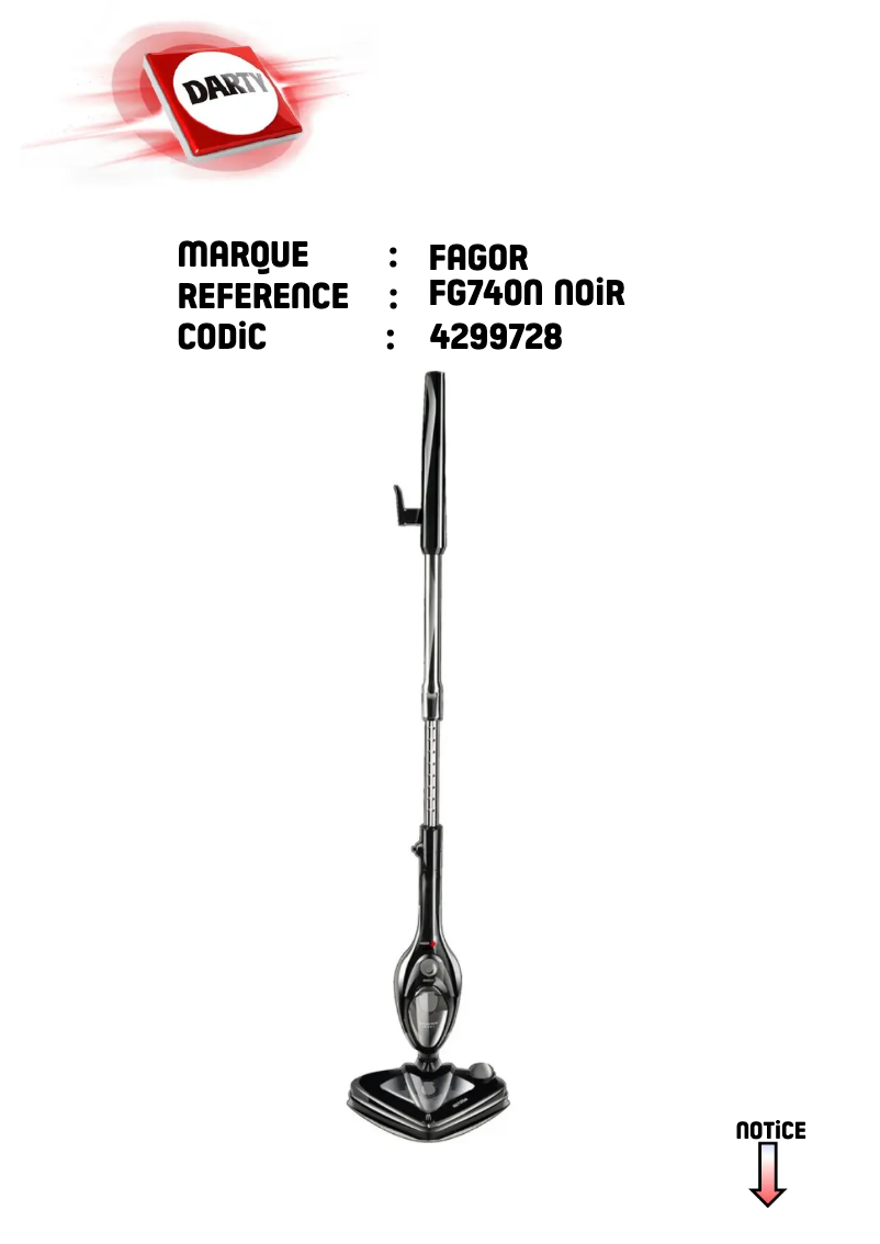 Imagen de la primera página del manual del dispositivo FG740N