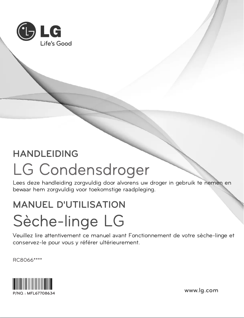 Page n°1 - Manuel utilisateur LG RC8066AS2Z