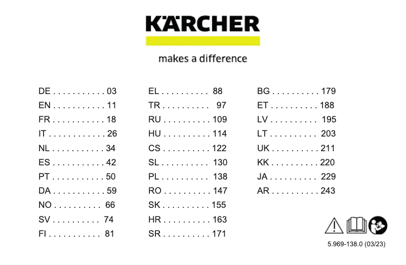 Image de la première page du manuel de l'appareil LMO 36-40 Battery Set