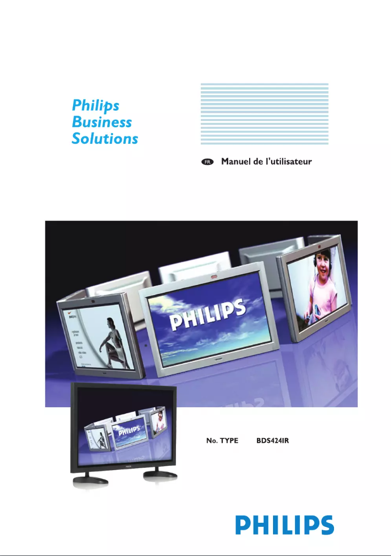 Page 1 de la notice Manuel utilisateur Philips BDS4241R
