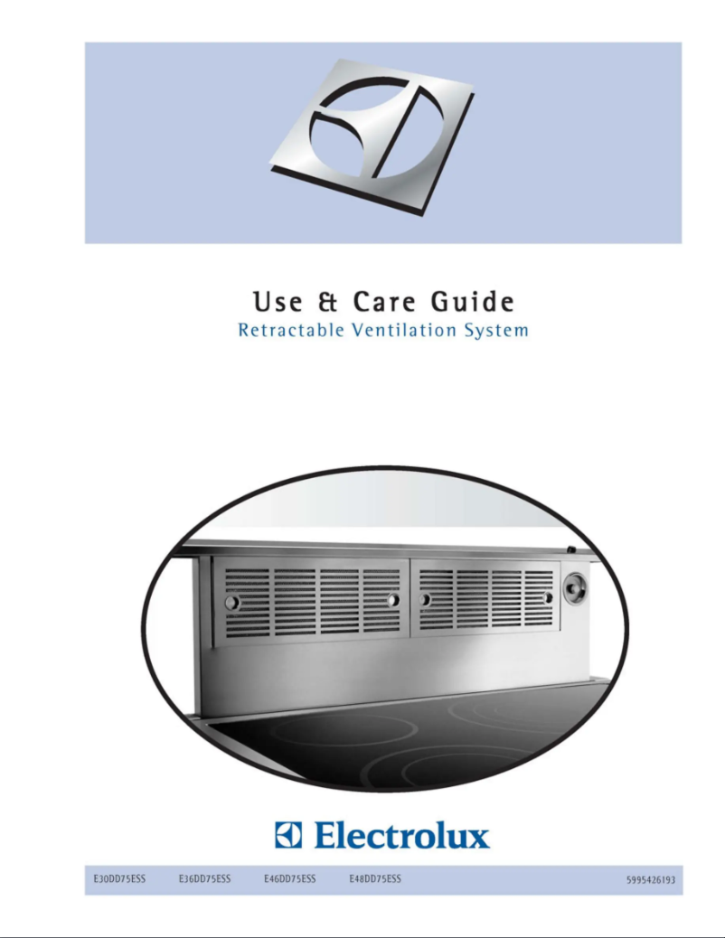 Page 1 de la notice Manuel utilisateur Electrolux E30DD75ESS