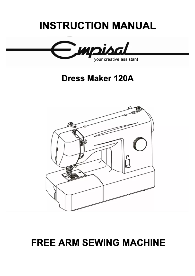 Page 1 de la notice Manuel utilisateur Empisal Dress Maker 120A
