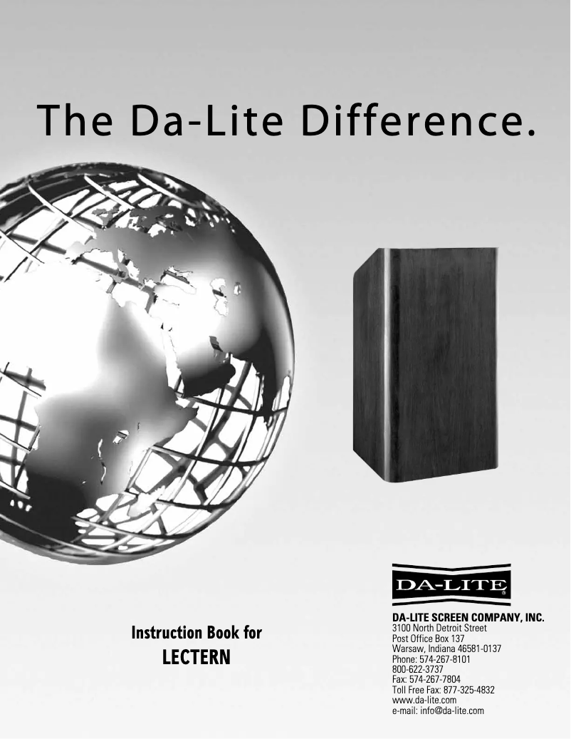 Imagen de la primera página del manual del dispositivo Lexington 83146